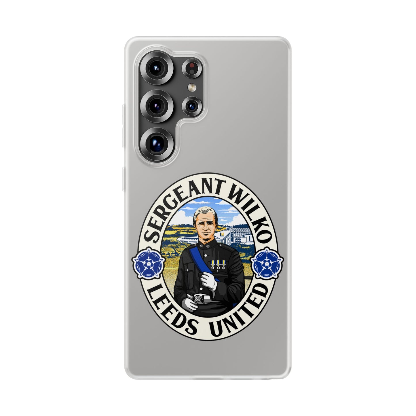 Leeds United 'SERGEANT WILKO'  Retro Football: Flexi Case