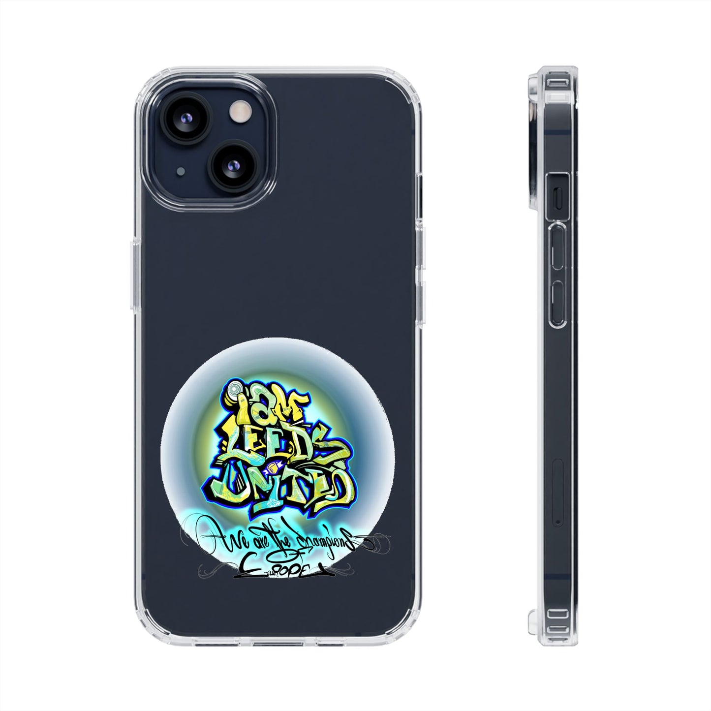 LUFC “I AM LEEDS UNITED” Clear  Impact-Resistant Case