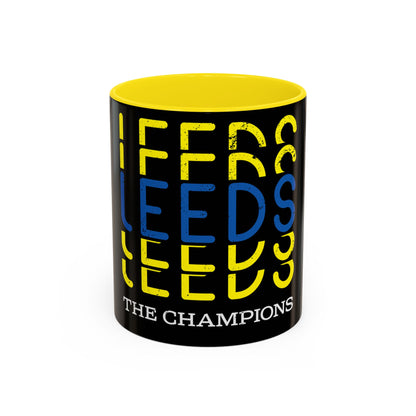 Leeds United “The Champions” Accent  Mug