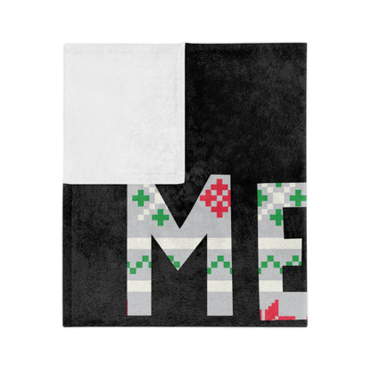 LUFC Christmas Velveteen Sports Blanket “MERRY XMAS” Christmas Edition