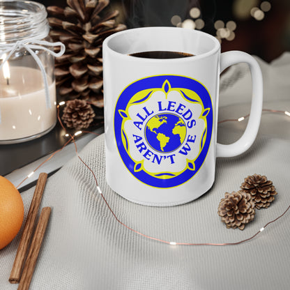 LUFC “All Leeds Aren’t We” Enamel Camping Mug