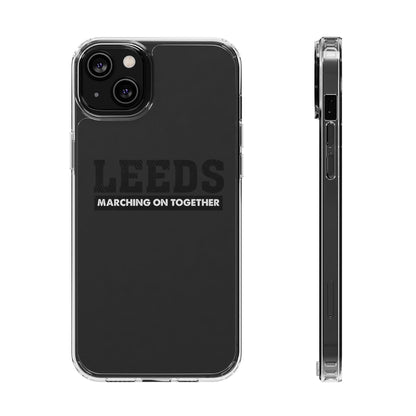 Clear Impact-Resistant Phone Case  “LEEDS: Marching On Together”  Edition