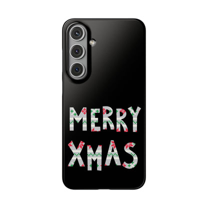 Leeds United "Merry Xmas" Red &  Green Emblem Snap Case: Christmas  Edition