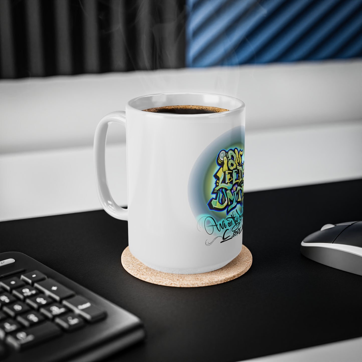 Leeds United Graffiti Mug: “All Leeds Aren’t We” Coffee Cup