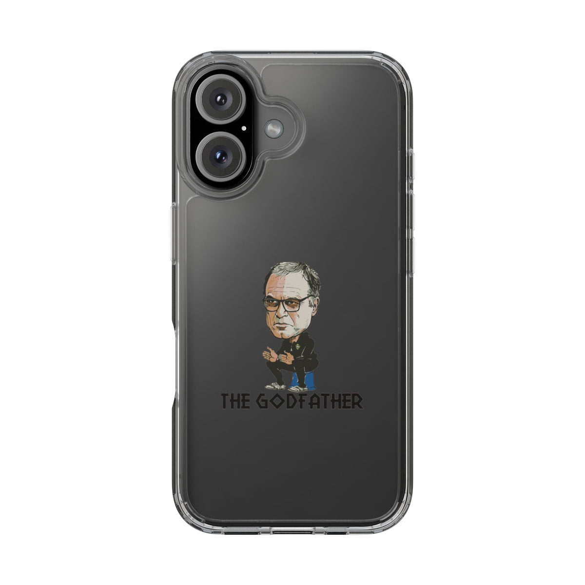 Clear Phone Case - Cartoon Bielsa the Godfather