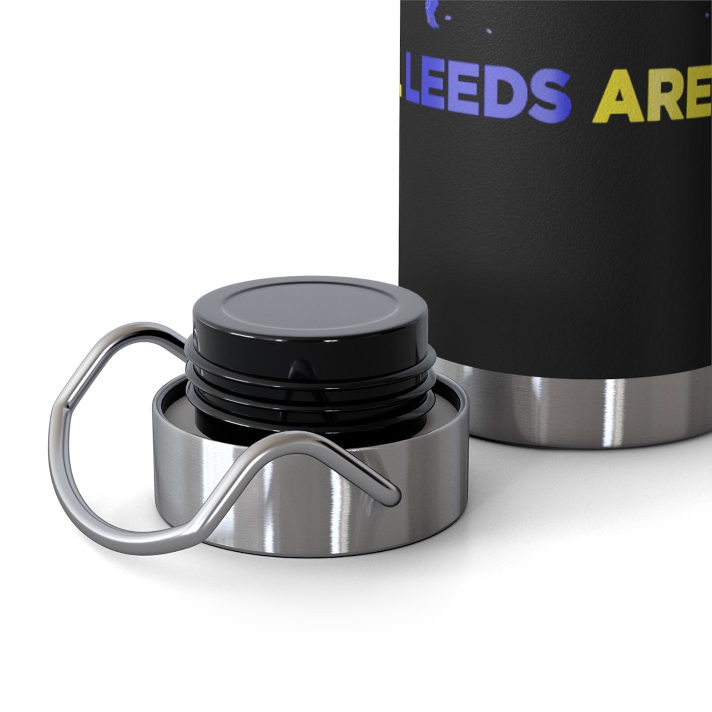 LUFC “All Leeds Aren’t We” Copper  Insulated Water Bottle: Eco-Friendly  Travel for True Fans