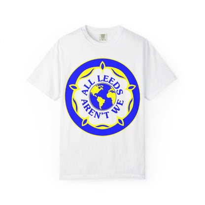 LUFC “All Leeds Aren’t We” Globe  Tee: Unisex Supporters Edition