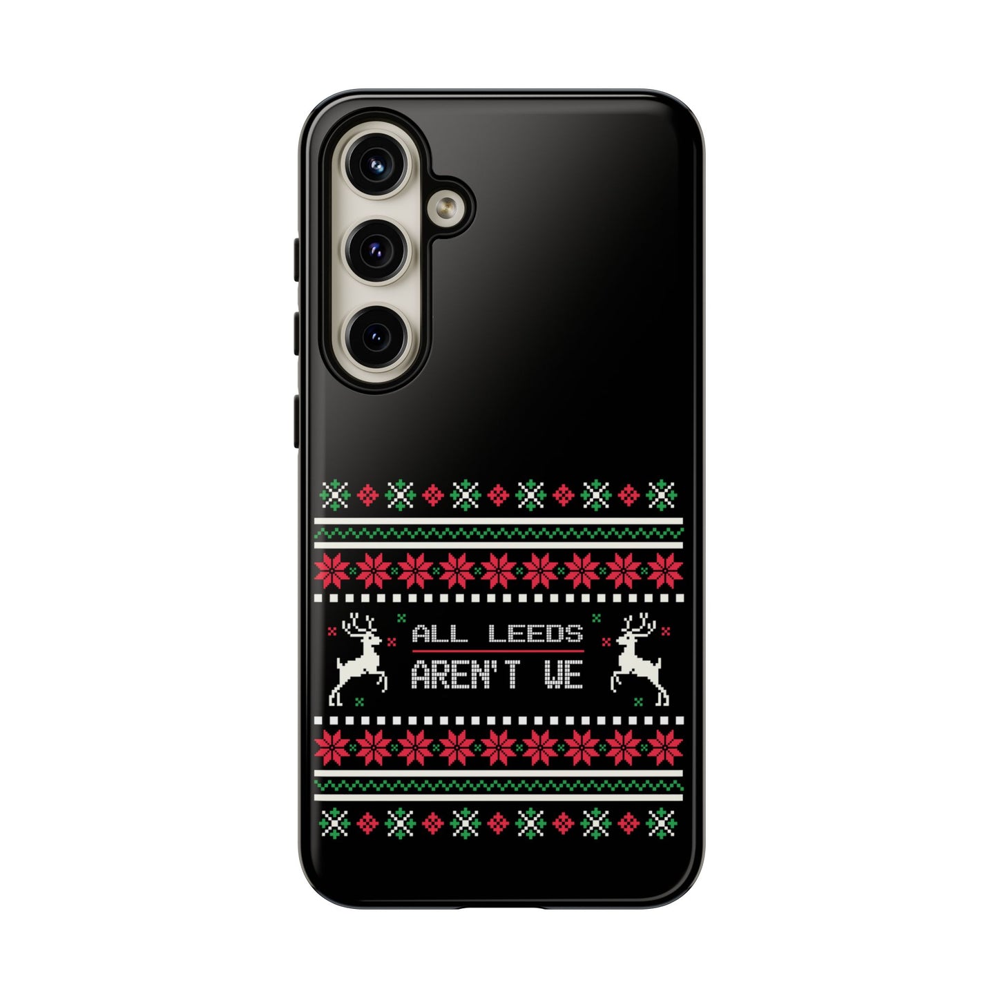 LUFC 'All Leeds Aren't We' Phone  Case: Christmas Edition