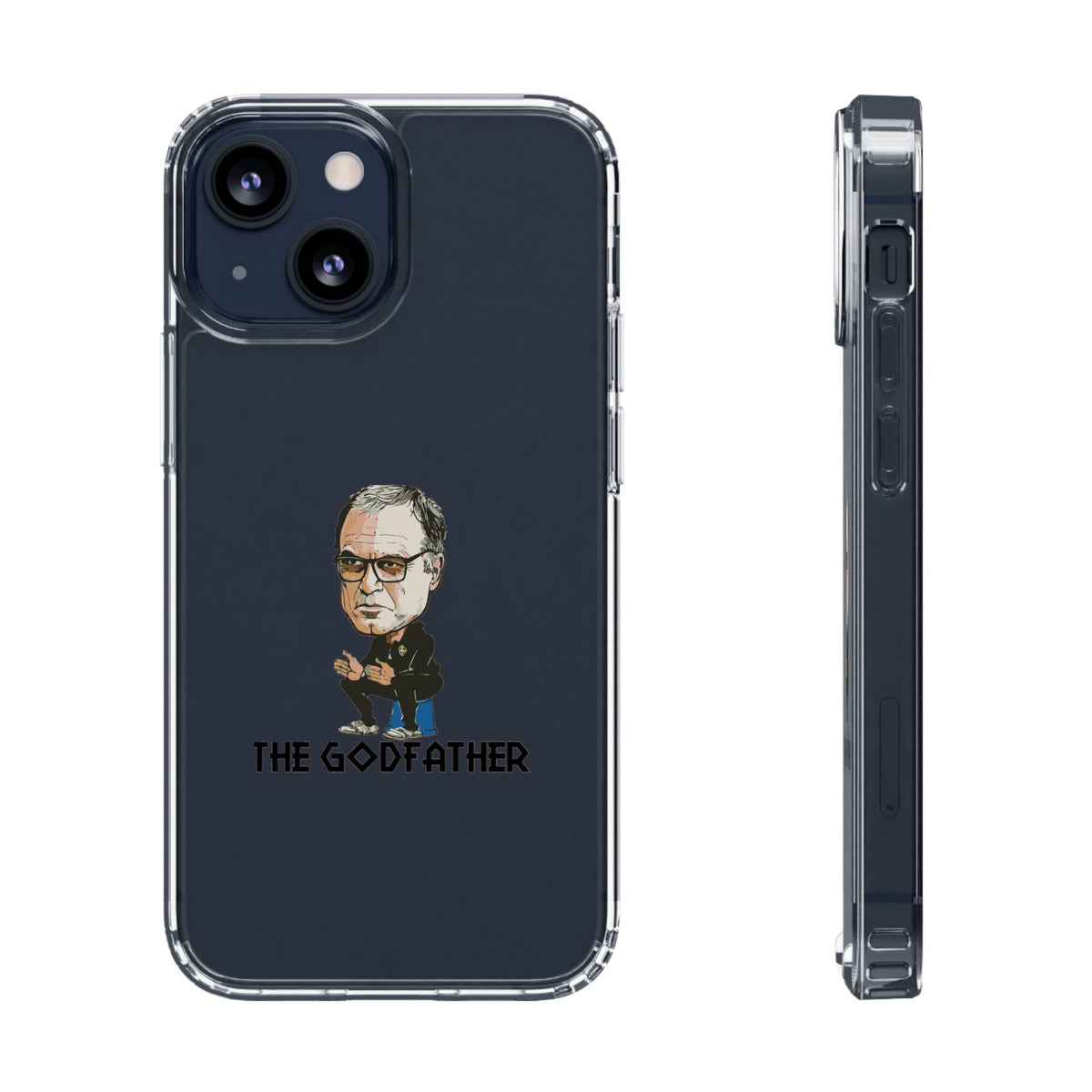 Clear Phone Case - Cartoon Bielsa the Godfather