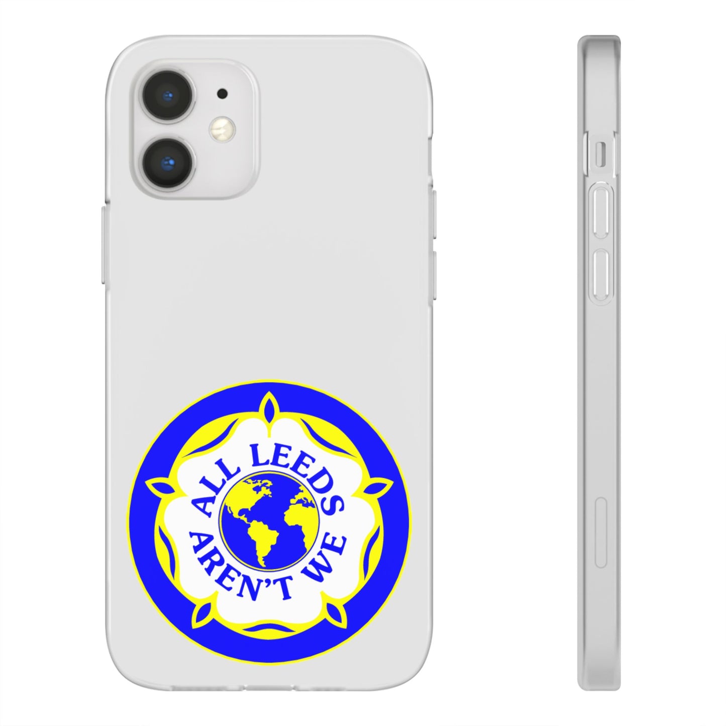 LUFC 'All Leeds Aren't We' Retro  Football: Flexi Case