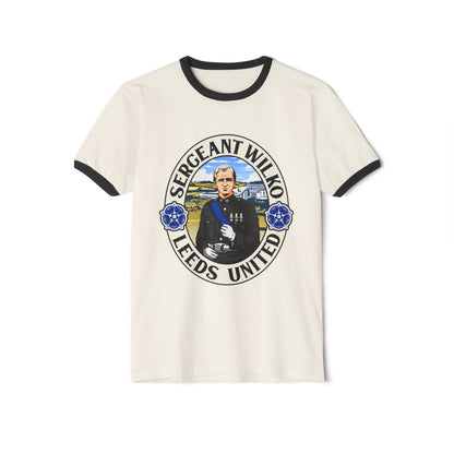 Sergeant Wilko Tribute Tee: Leeds  United Vintage Ringer Shirt