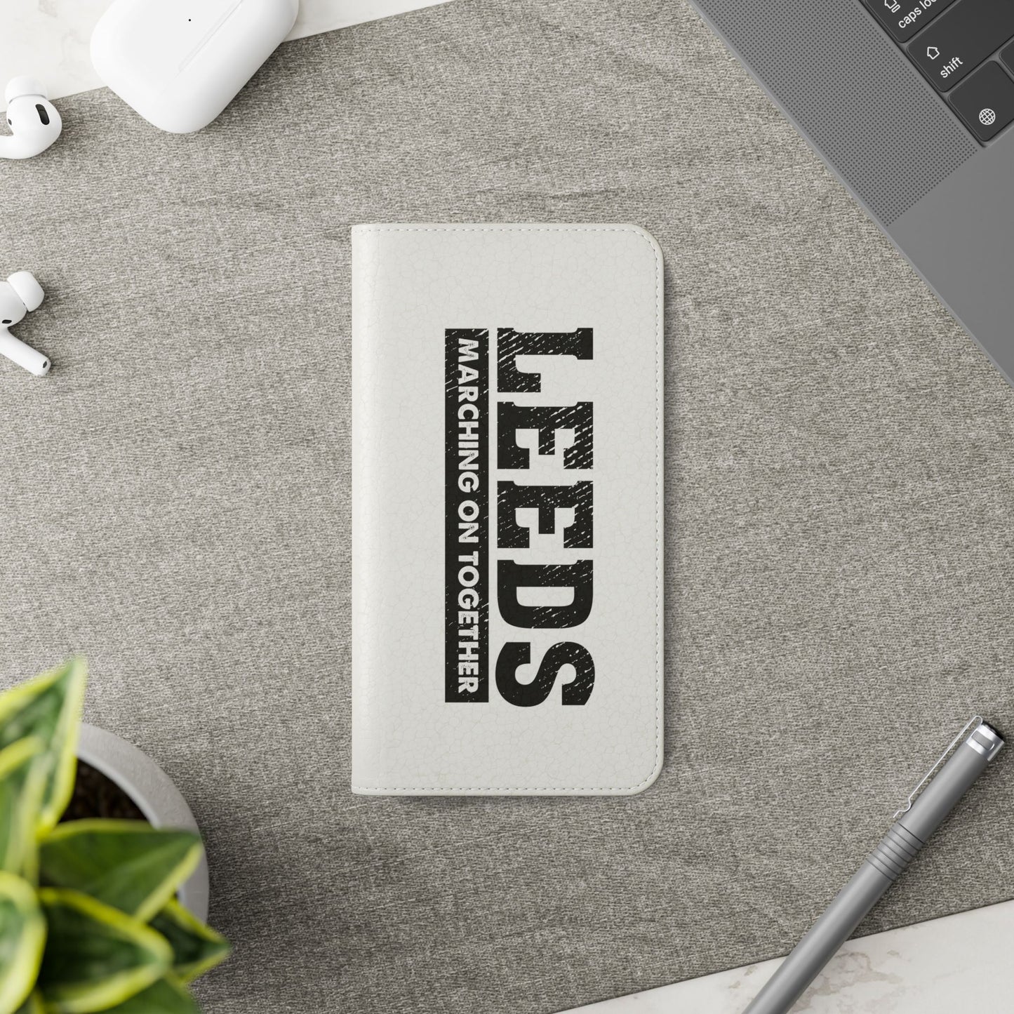 LEEDS "Marching On Together" Flip  Case Phone Wallet