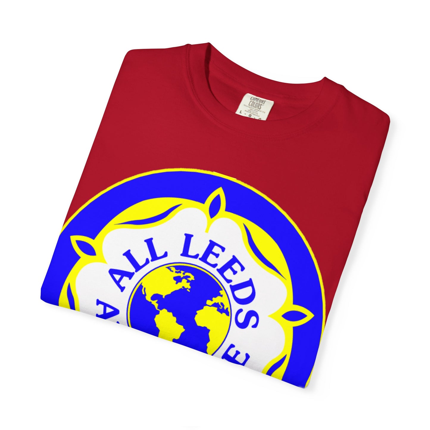 LUFC “All Leeds Aren’t We” Globe  Tee: Unisex Supporters Edition