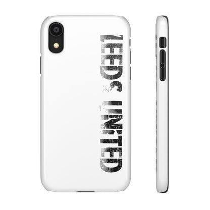 04 Snap Phone Case — "All Leeds Aren't We" Blue & Yellow Emblem