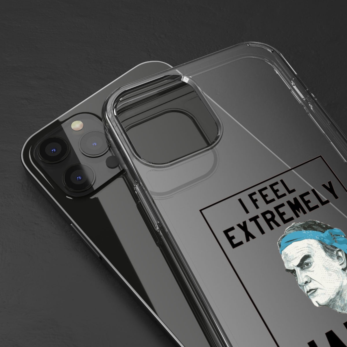 Clear Phone Case - Bielsa I feel Extremely Happy