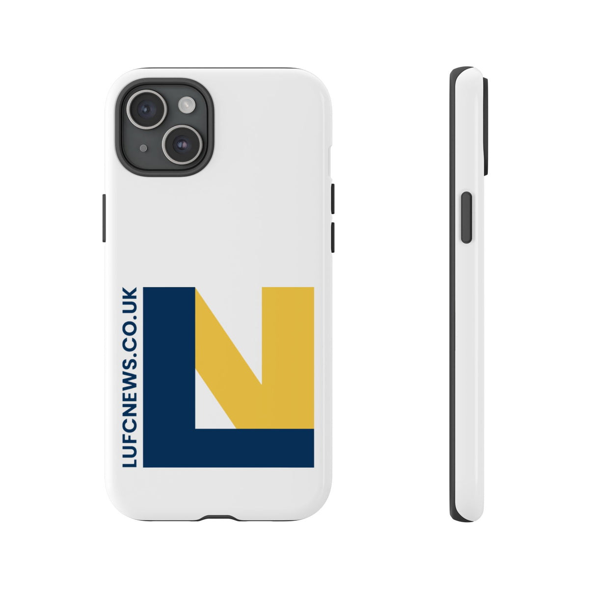 Leeds United 'LUFCNEWS.CO.UK' Phone Case