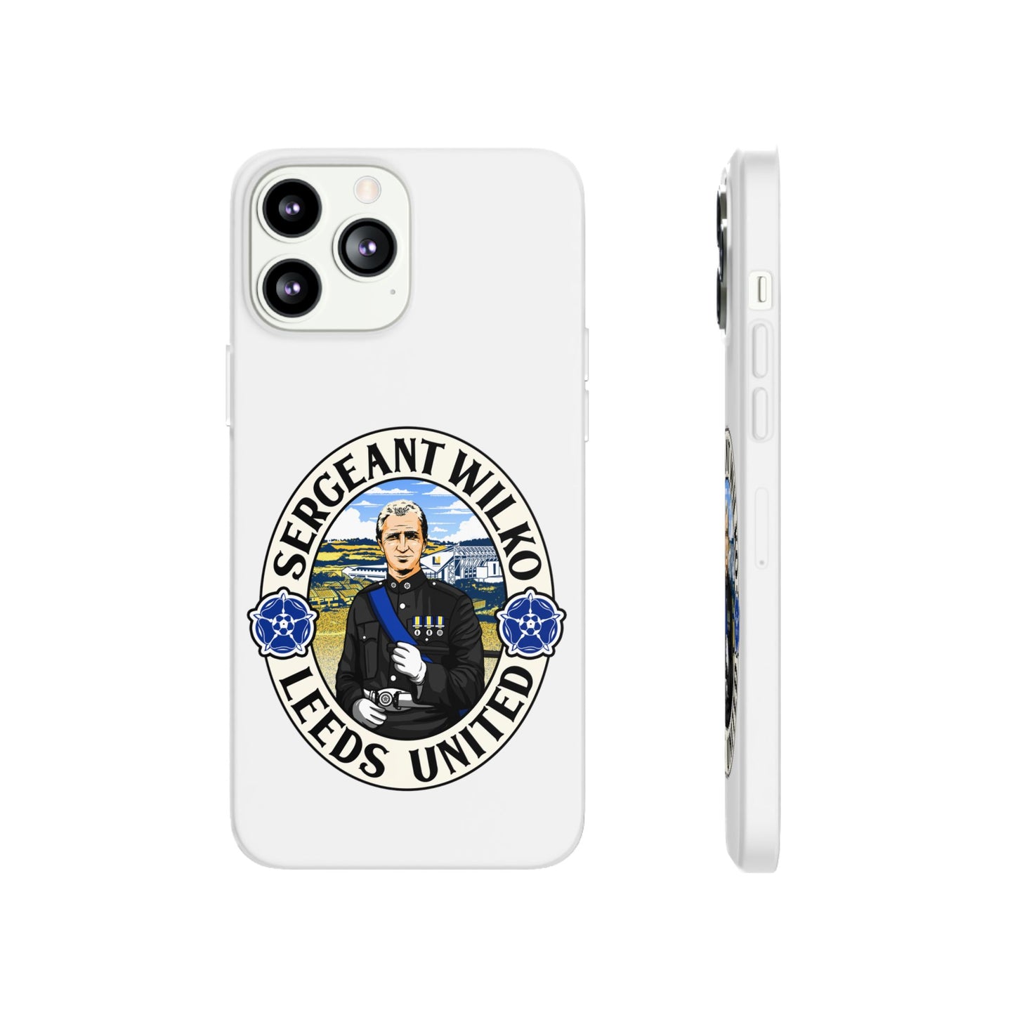Leeds United 'SERGEANT WILKO'  Retro Football: Flexi Case