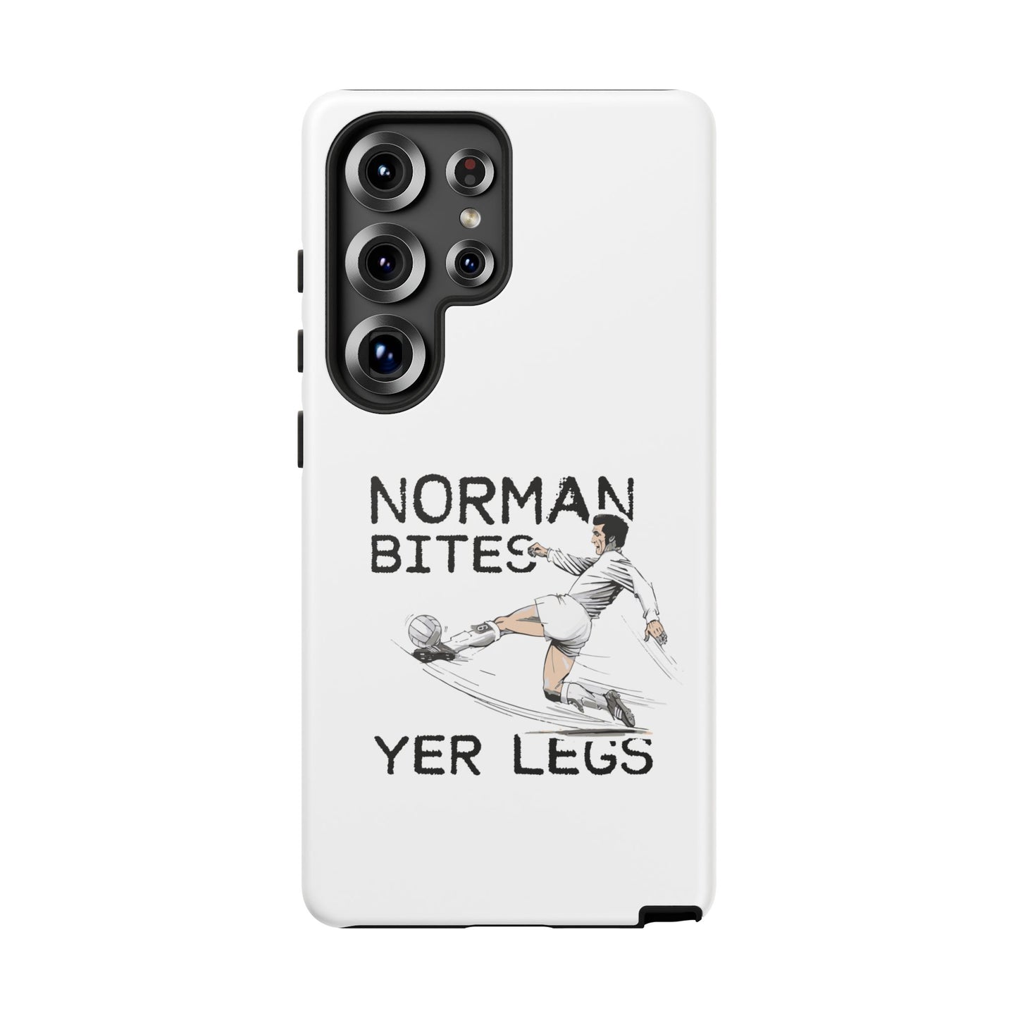 Leeds United NORMAN BITES 'YER  LEGS' Phone Case