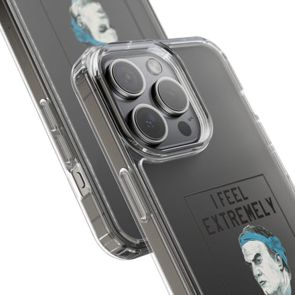 Clear Phone Case - Bielsa I feel Extremely Happy