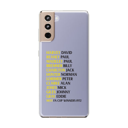 Clear Phone Case - 1972 FA Cup Winners