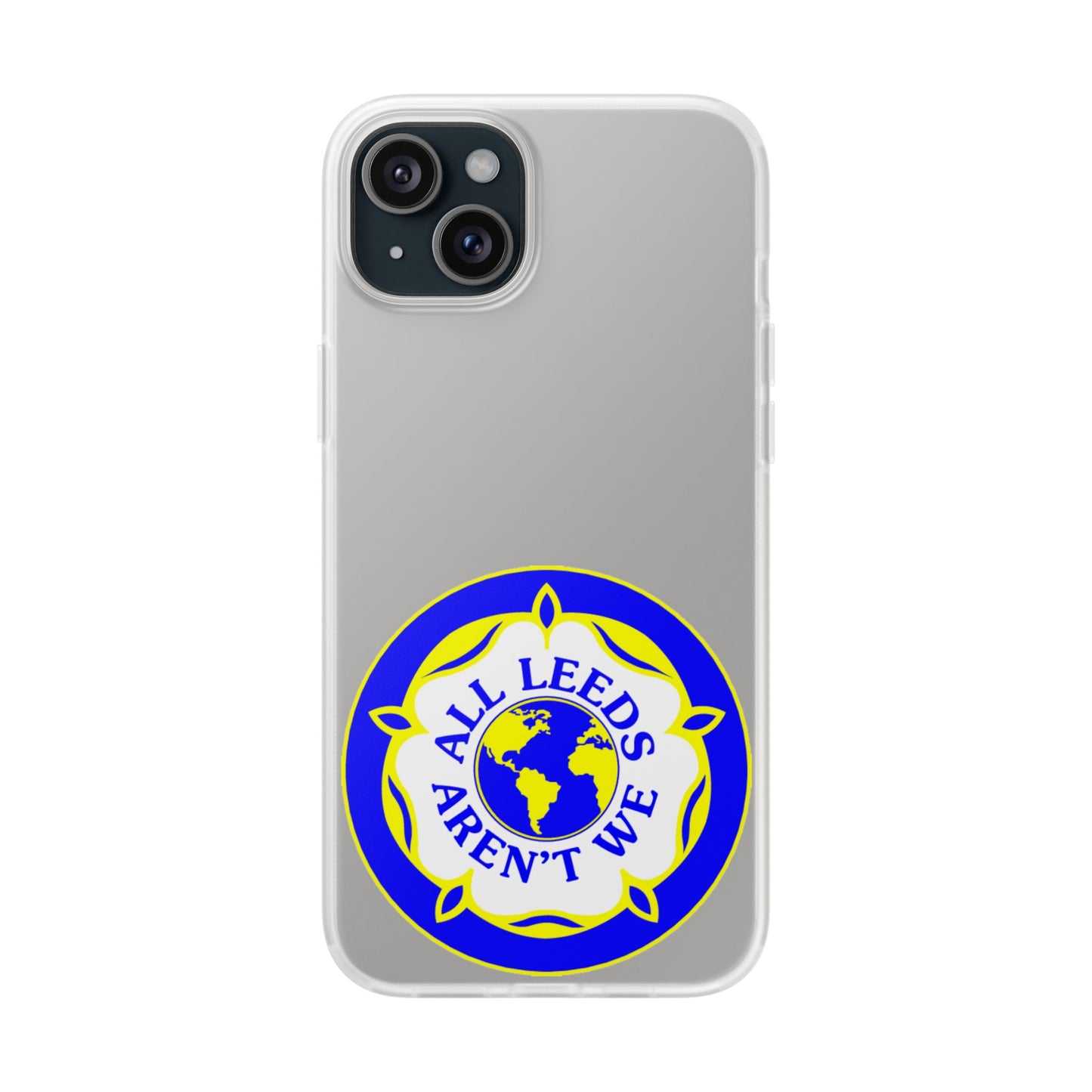 LUFC 'All Leeds Aren't We' Retro  Football: Flexi Case