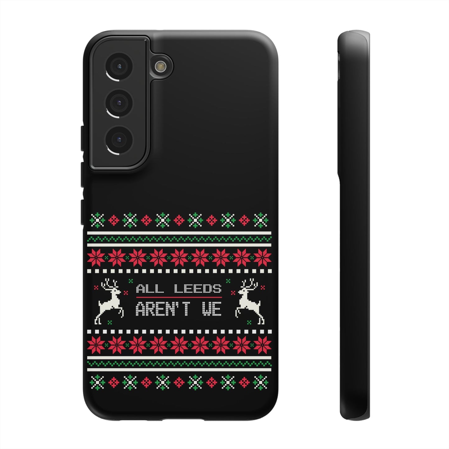 LUFC 'All Leeds Aren't We' Phone  Case: Christmas Edition