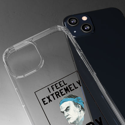 Clear Phone Case - Bielsa I feel Extremely Happy