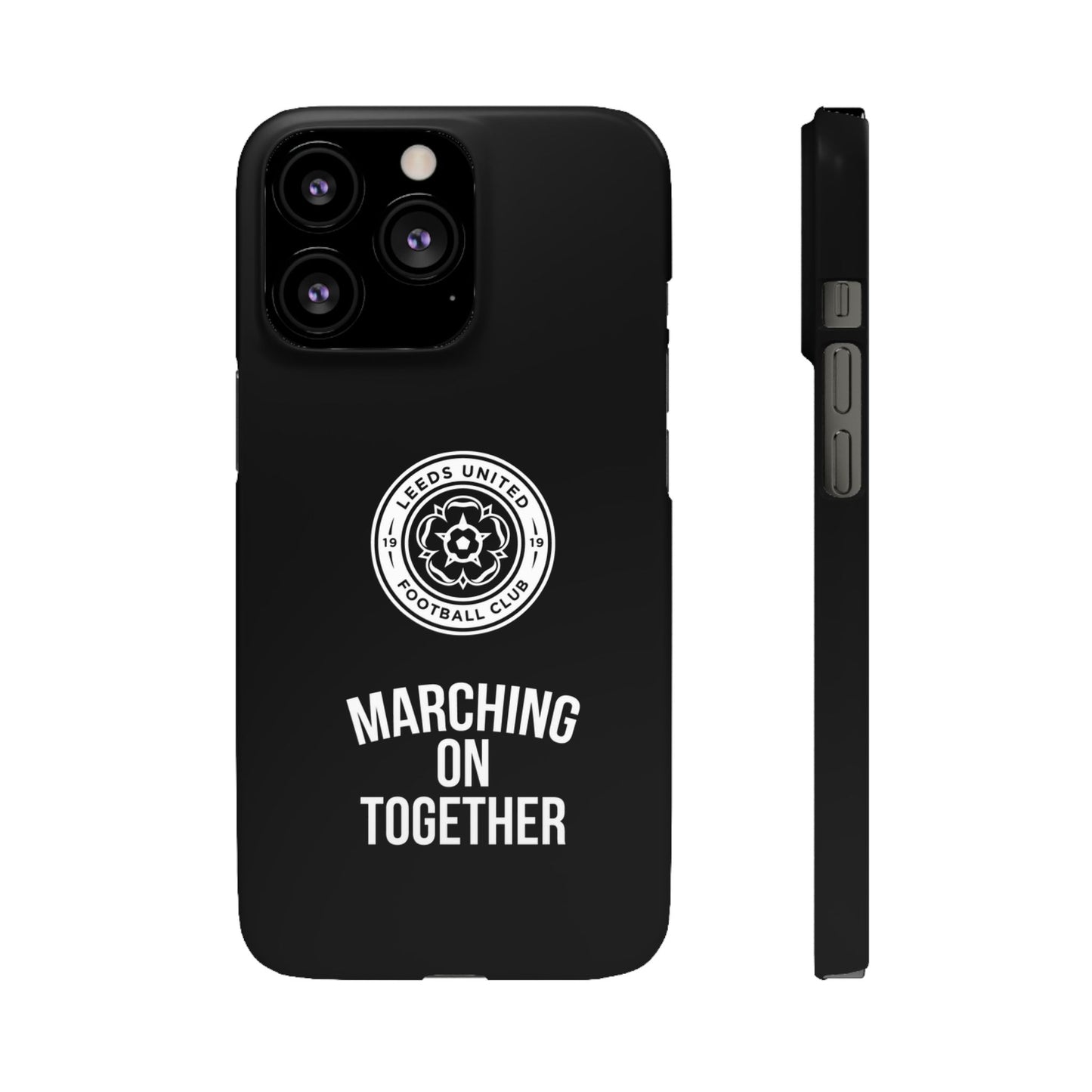 05 Snap Phone Case — "All Leeds Aren't We" Blue & Yellow Emblem