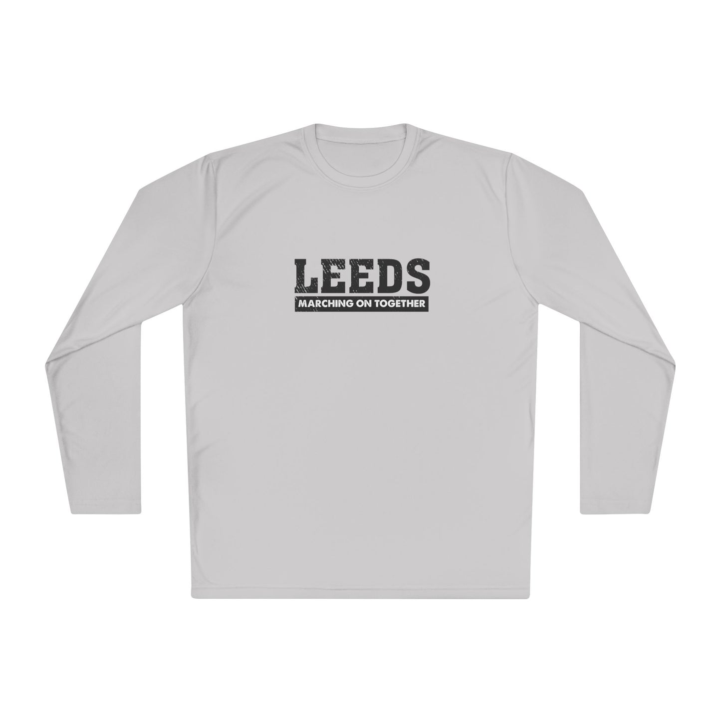 Leeds “Marching On Together” Long Sleeve T-Shirt: Unisex Fit