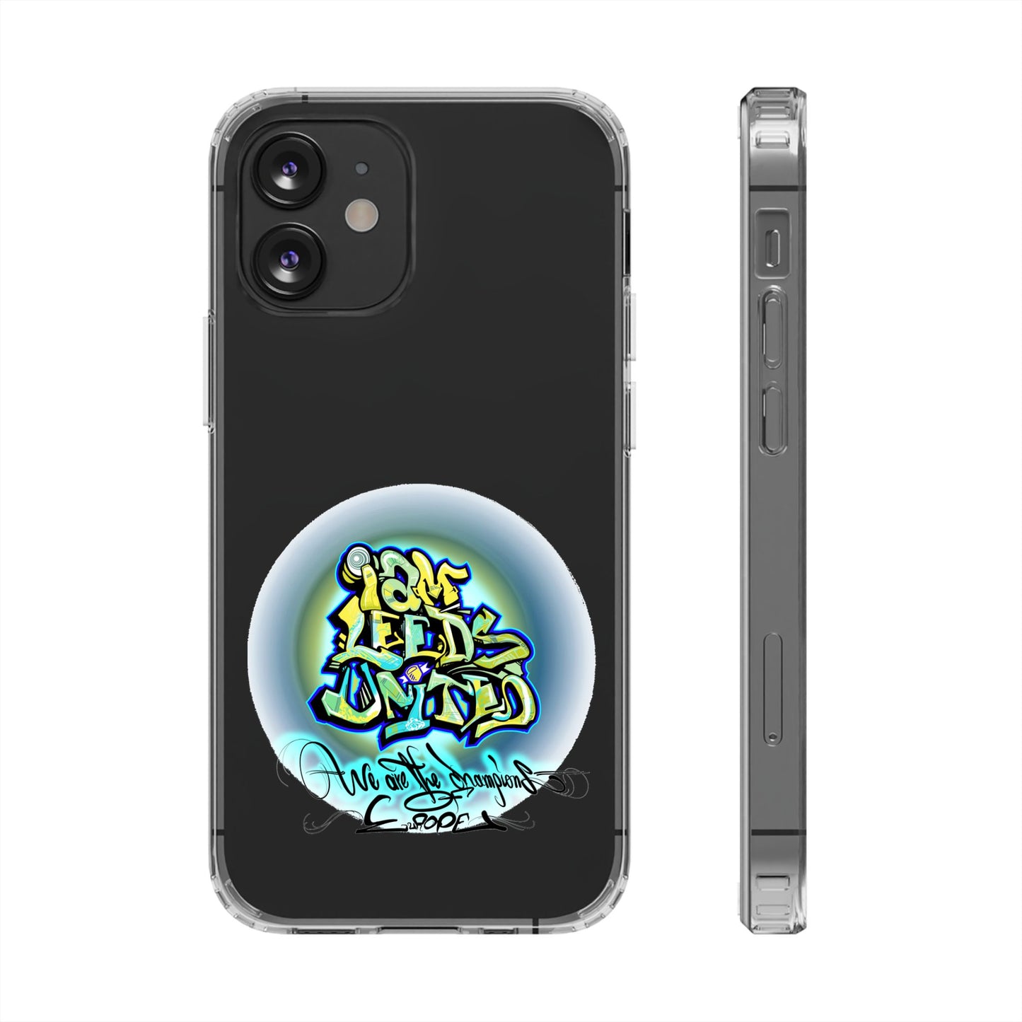 LUFC “I AM LEEDS UNITED” Clear  Impact-Resistant Case