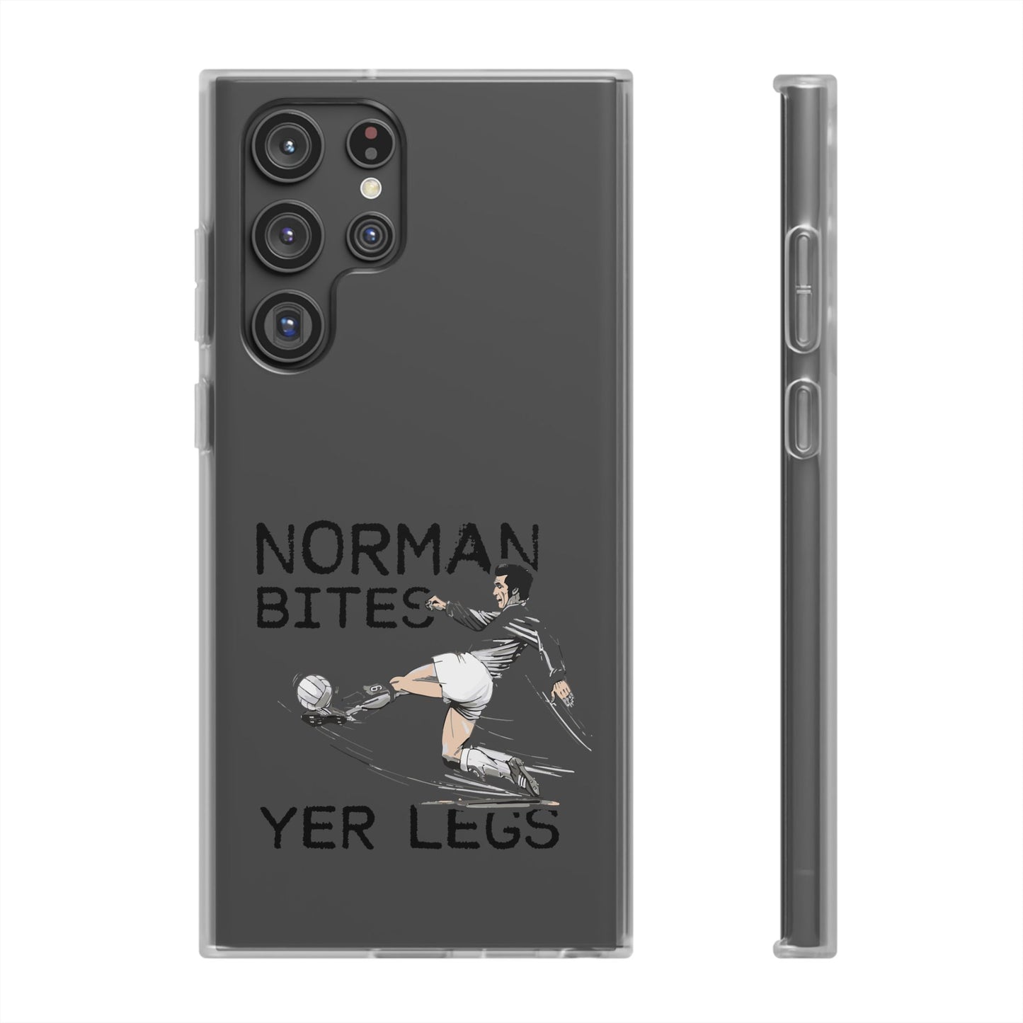 LUFC Norman Bites 'YER LEGS’ Flexi  Case