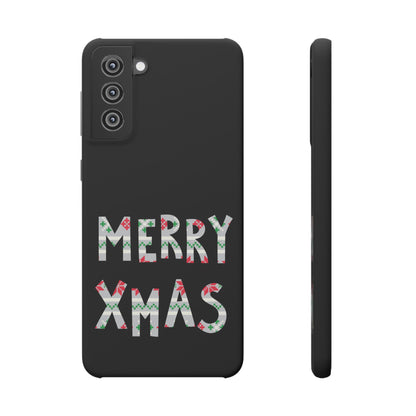 Leeds United "Merry Xmas" Red &  Green Emblem Snap Case: Christmas  Edition
