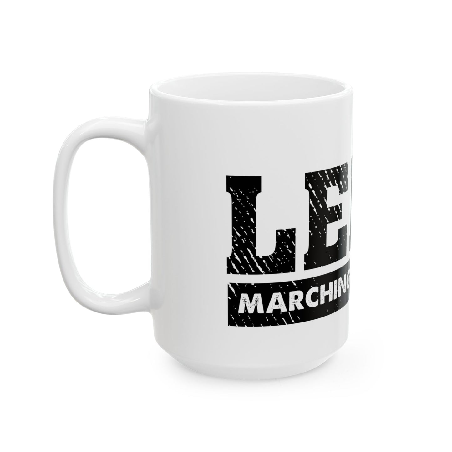 LUFC “Marching On Together” Quote  Mug