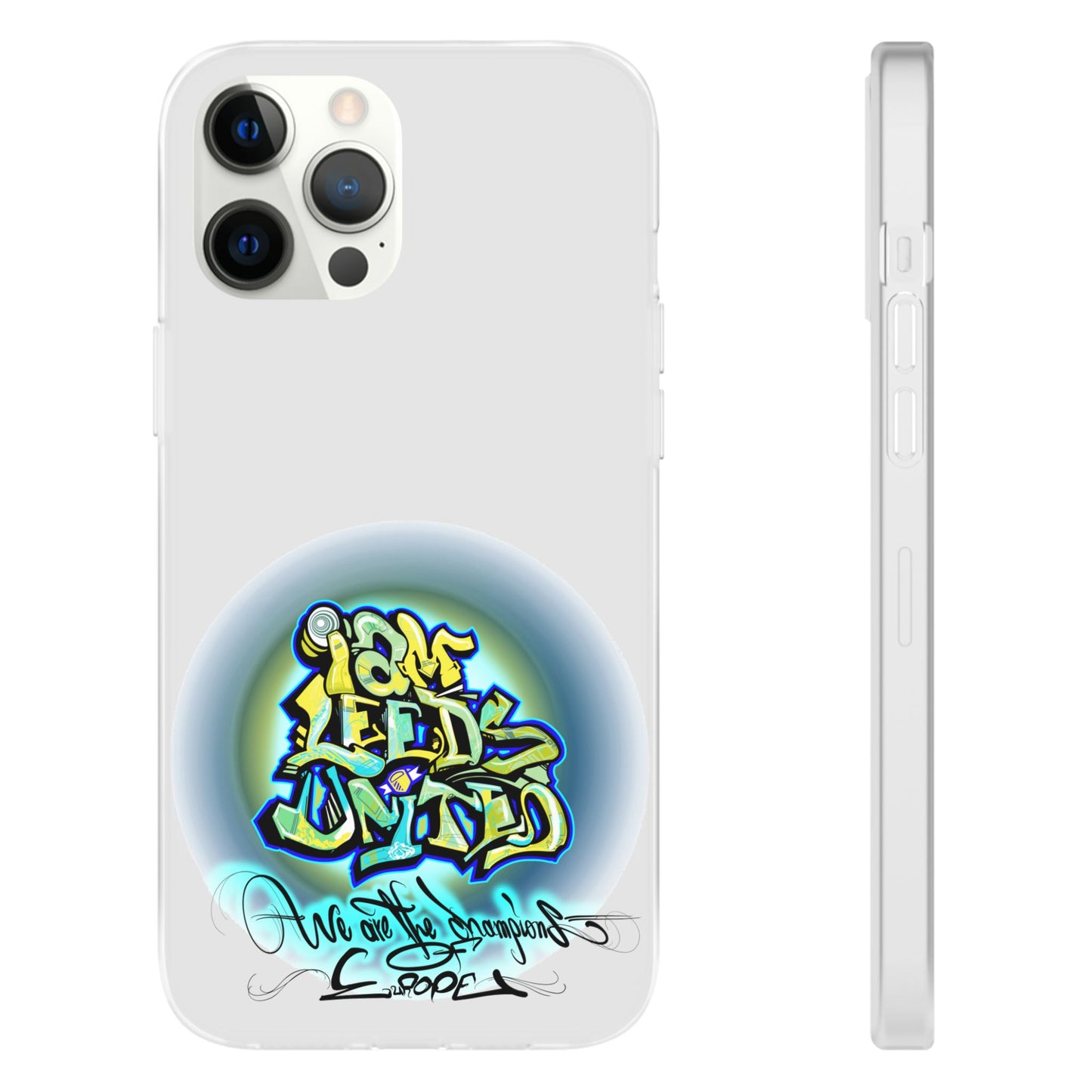 LUFC 'I Am LEEDS UNITED' Retro  Football: Flexi Case