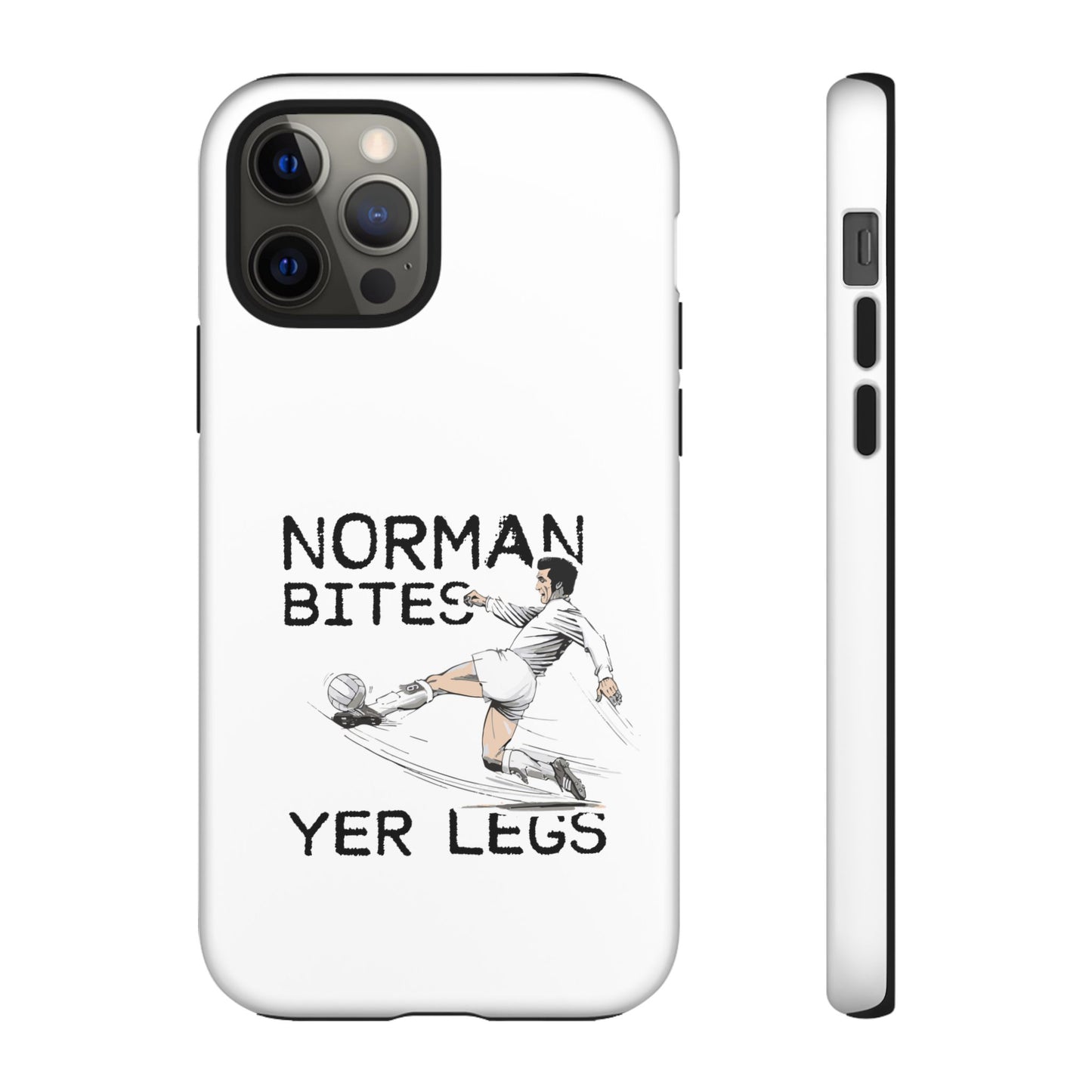 Leeds United NORMAN BITES 'YER  LEGS' Phone Case