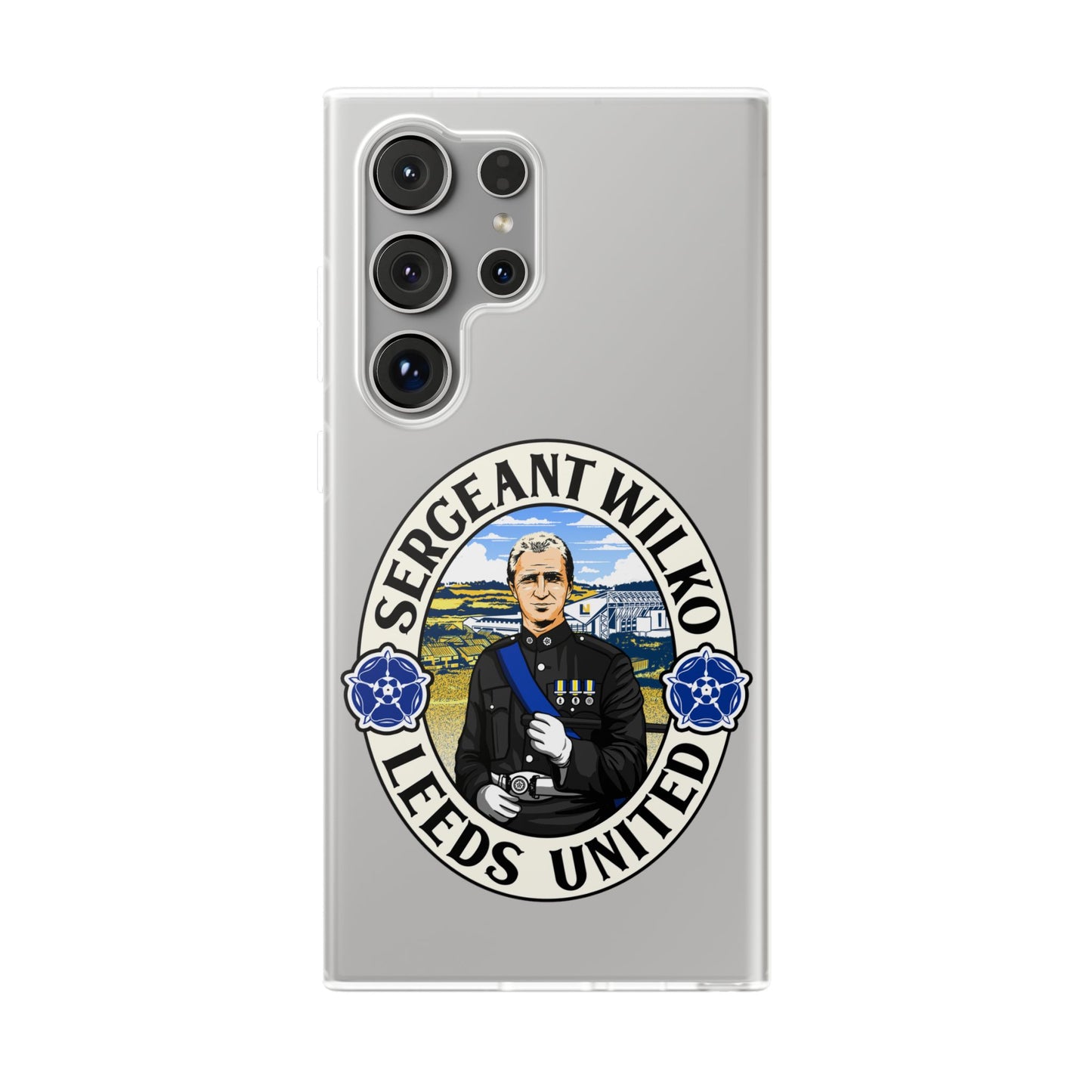 Leeds United 'SERGEANT WILKO'  Retro Football: Flexi Case