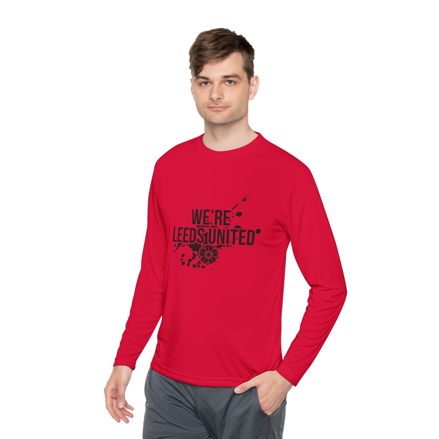LUFC News Graphic Tee Garment-Dyed Unisex T-Shirt