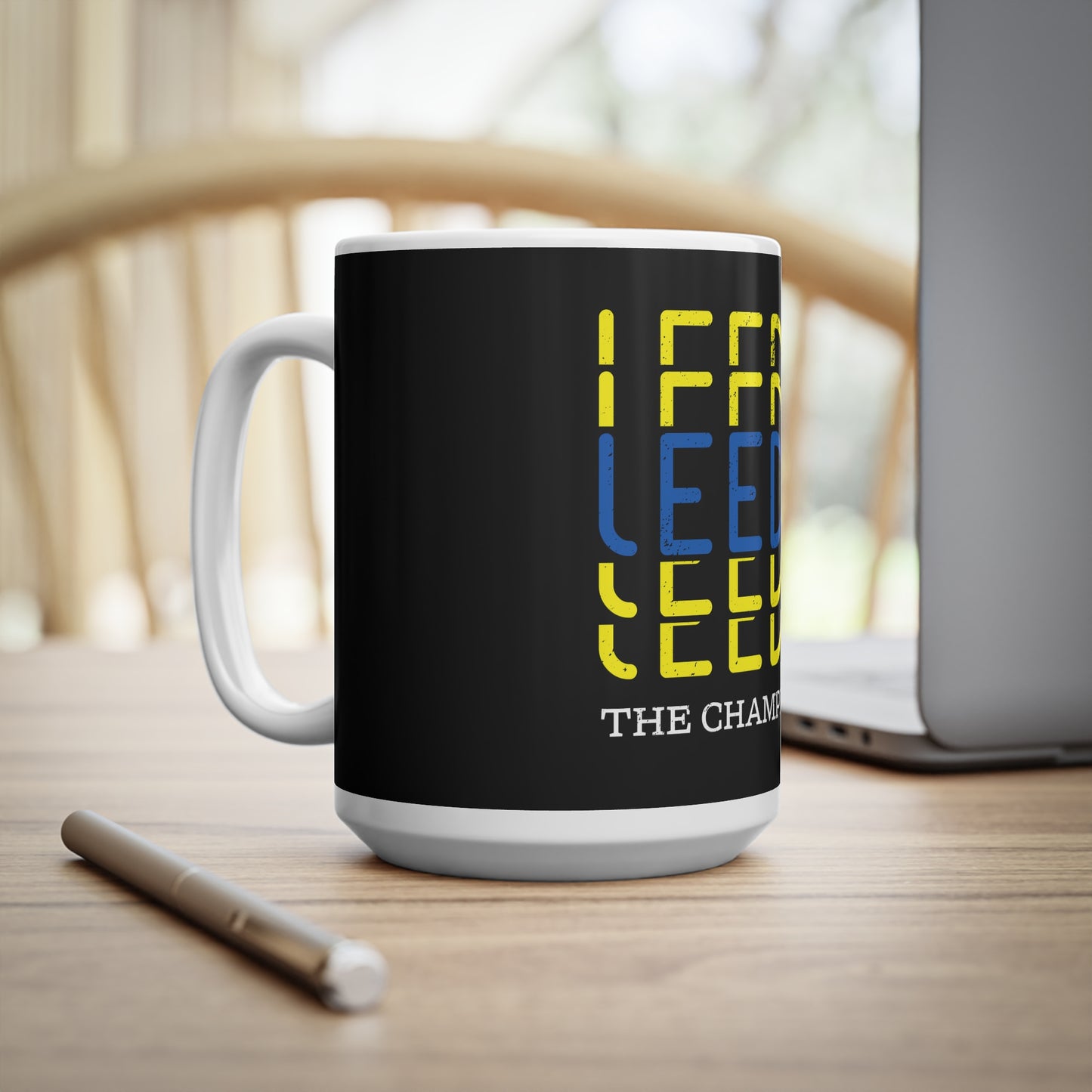 Leeds United “The Champions” Accent  Mug