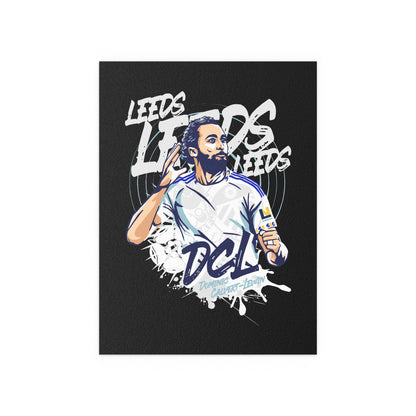 Vibrant Silk Poster “LEEDS: Dominic  Calvert-Lewin” Wall Art for Home - Lufcnews.co.uk