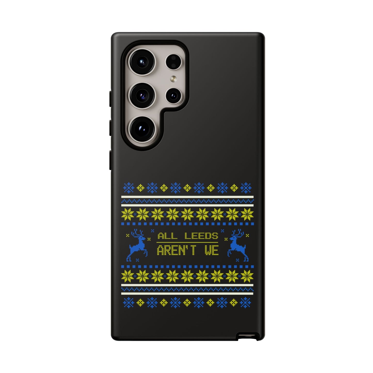 LUFC 'All Leeds Aren't We' Phone  Case: Christmas Edition