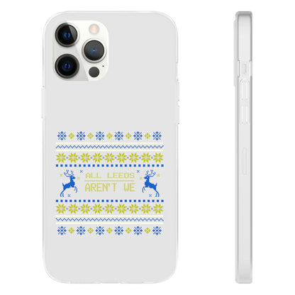 LUFC 'All Leeds Aren’t We' Retro  Football Flexi Case: Christmas  Edition