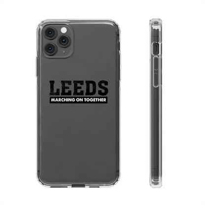 Clear Impact-Resistant Phone Case  “LEEDS: Marching On Together”  Edition