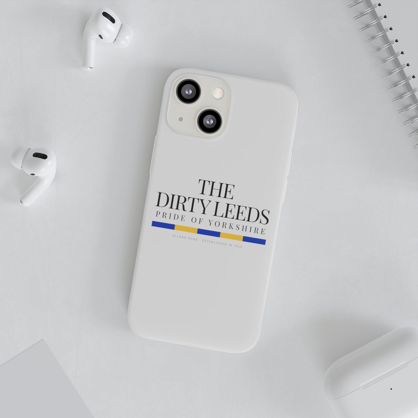 LUFC “The Dirty Leeds: Pride of  Yorkshire” Flexi Phone Case - Lufcnews.co.uk