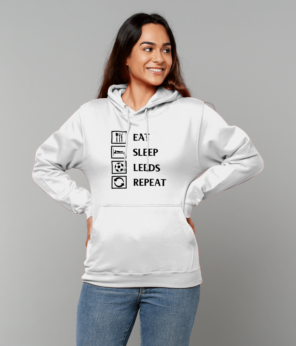 Hoodie Eat, Sleep, Leeds, Repeat - Women