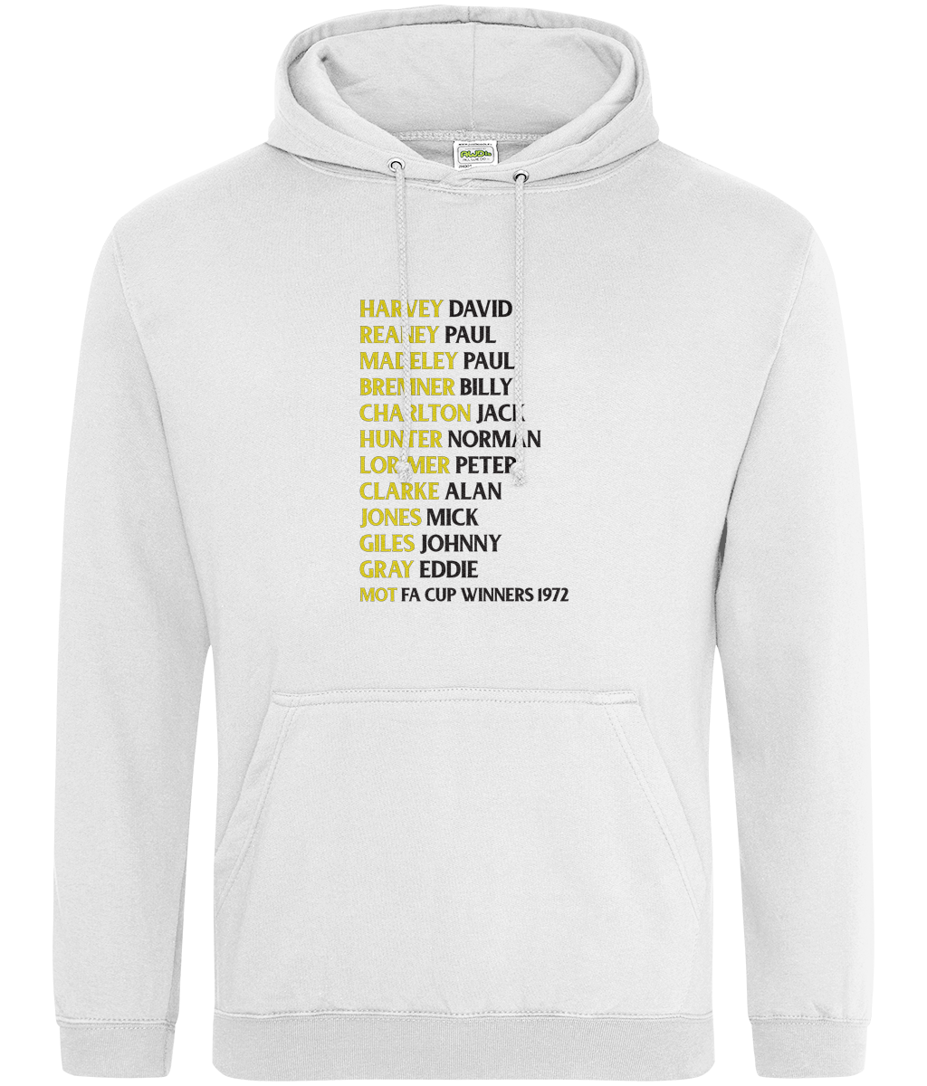 LUFC 1972 FA Cup Winners Hoodie Women