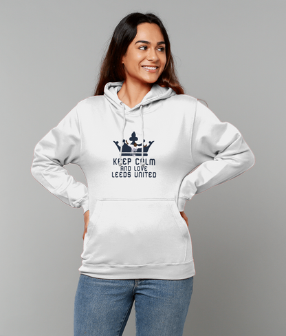 Hoodie Keep Calm and Love Leeds United - Women