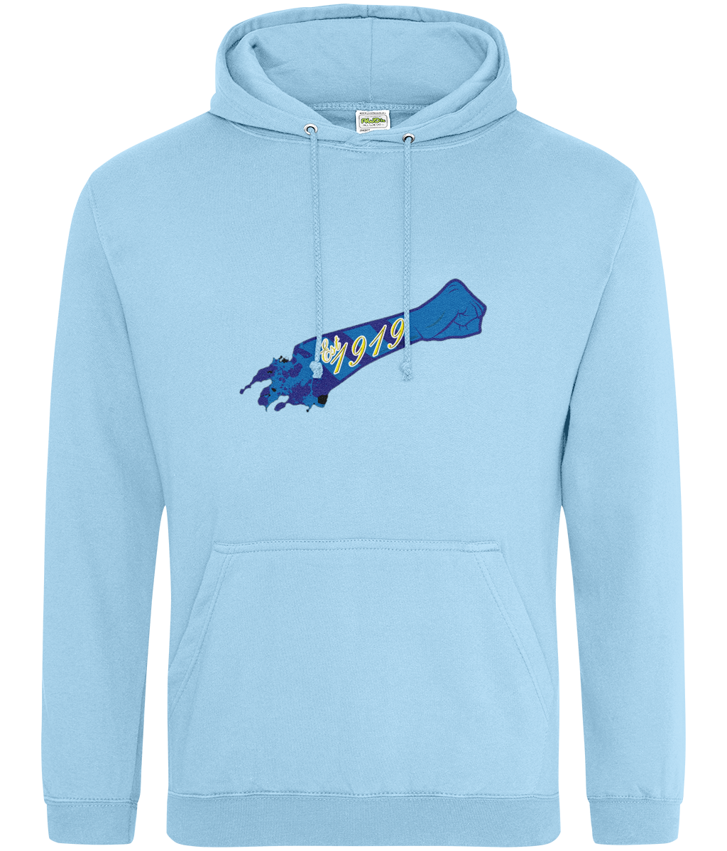 LUFC Salute Blue Hoodie Women