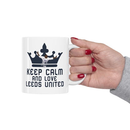 Keep calm and Love Leeds United mug