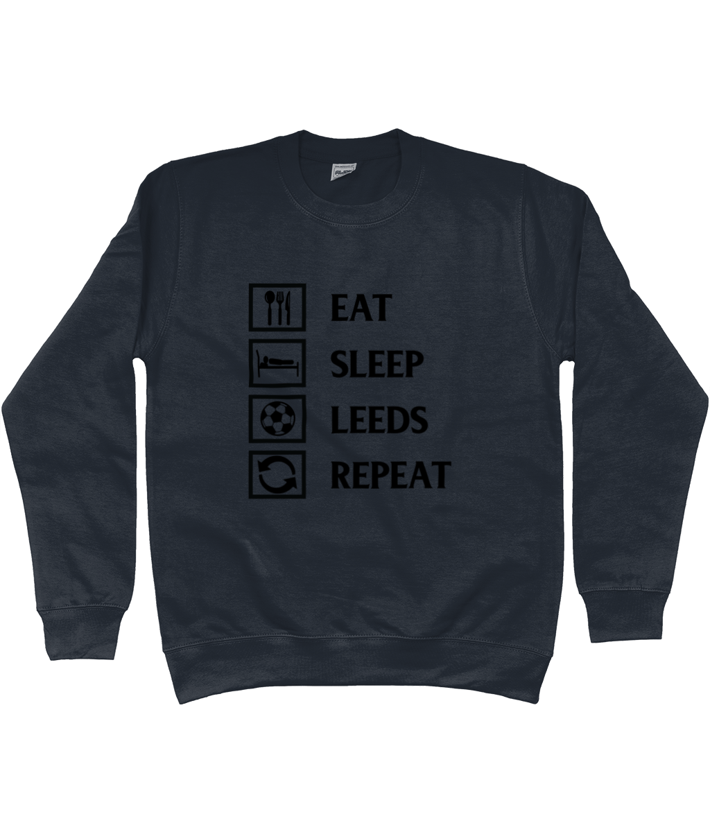 Eat, Sleep, Leeds, Repeat Jumper Men