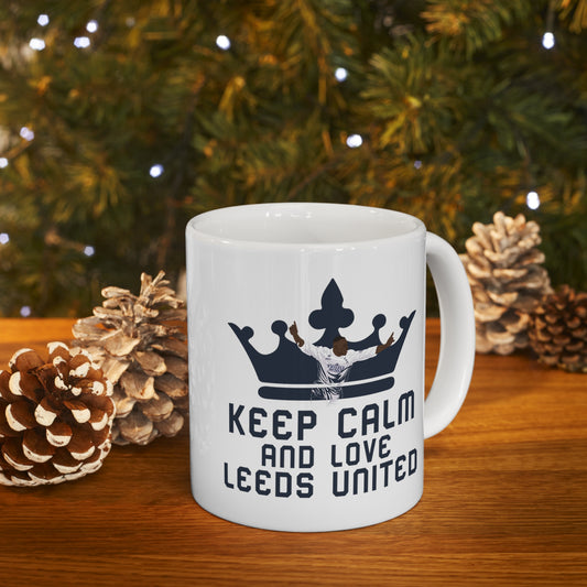 Keep calm and Love Leeds United mug